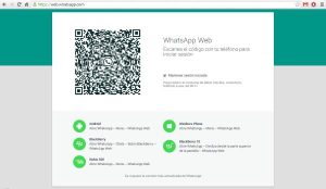 escaneo de qr para acceder a whatsapp web