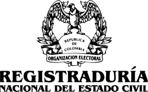 logotipo oficial de la Registraduria nacional